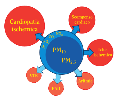 ass fra gli inquinanti atm e malattie cardio